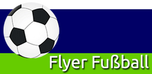 Flyer Fußball