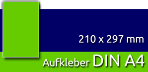 Aufkleber | DIN A4 Kopie