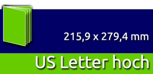 Broschüren mit PUR-Klebebindung | US Letter (216 x 279 mm)