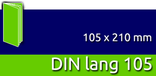 Broschüren mit PUR-Klebebindung | DIN lang 105 (105 x 210 mm)